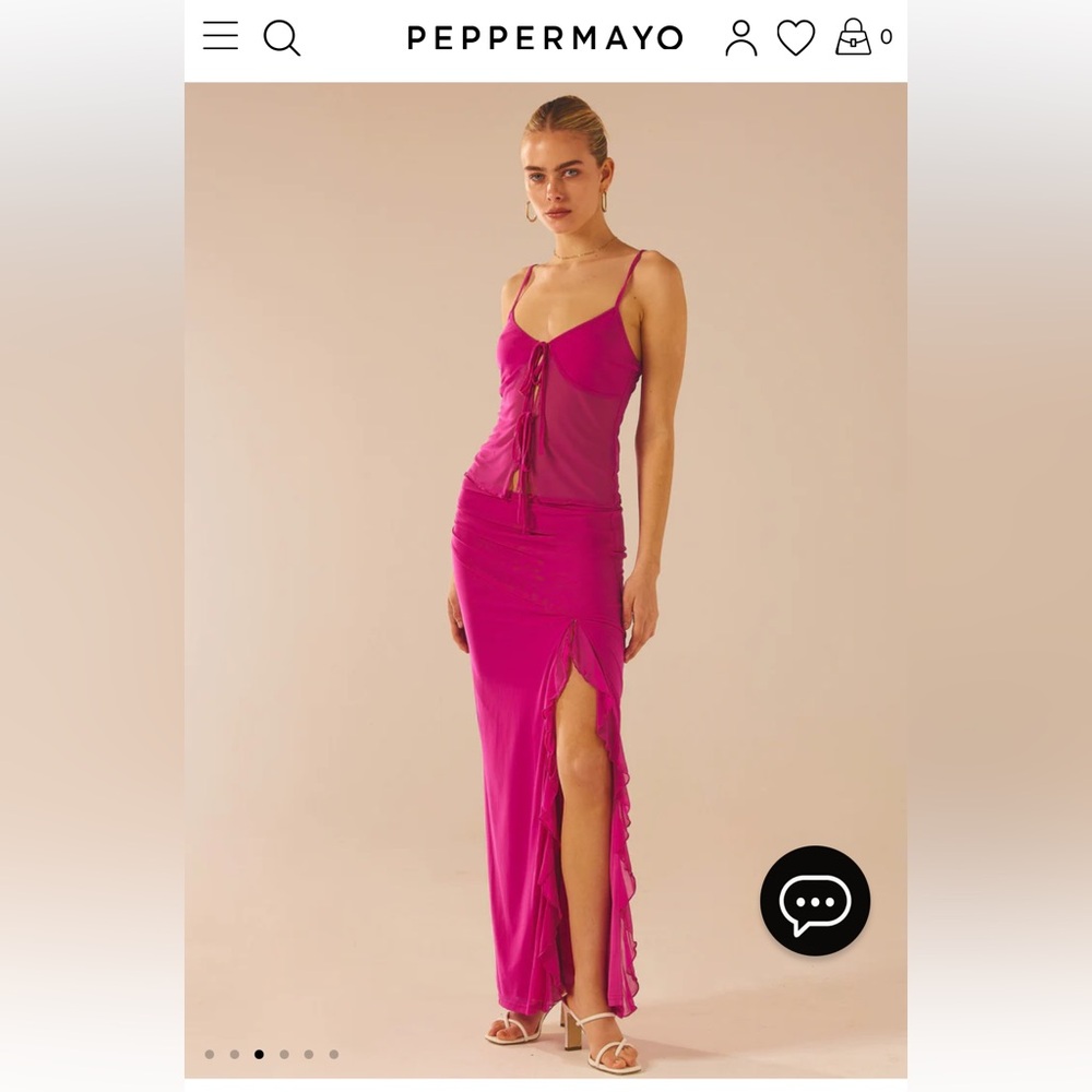 Peopermayo mesh maxi skirt AU 8 / US 4